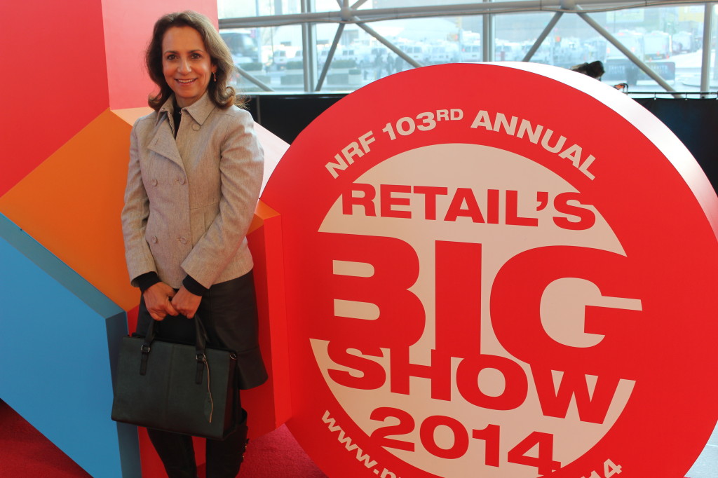 Vera Zaffari, diretora da VZA, participa da Retail`s Big Show 2014 em Nova York.